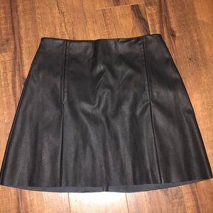 NWOT Express faux leather skirt
